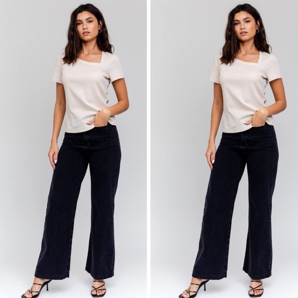 Firefly Lane Boutique1 Tops - She’s Busy Women's Asymmetrical Top
